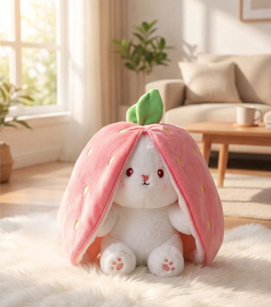 Reversible Strawberry Bunny