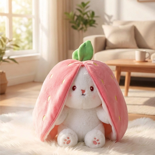 Reversible Strawberry Bunny